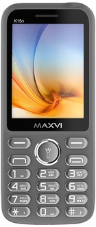 фото: Сотовый телефон Maxvi K15N серый