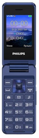 фото: Сотовый телефон Philips Xenium E2601 синий